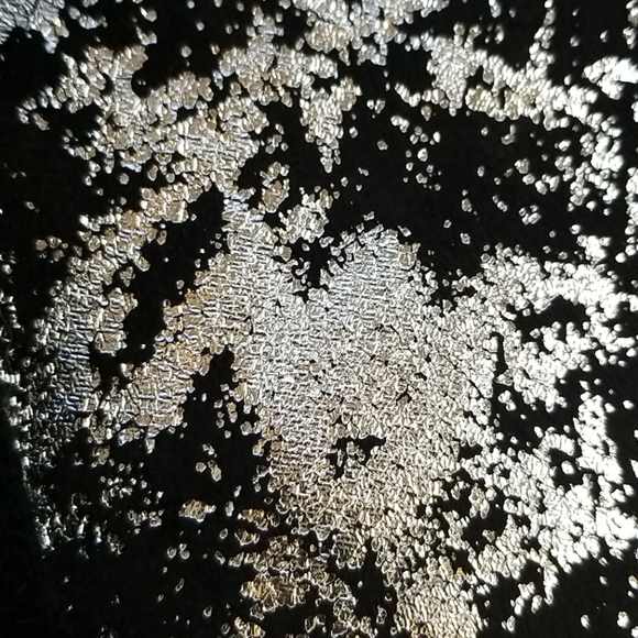 Mesh + Lace Sherpa Black & Silver Vest - Picture 13 of 16